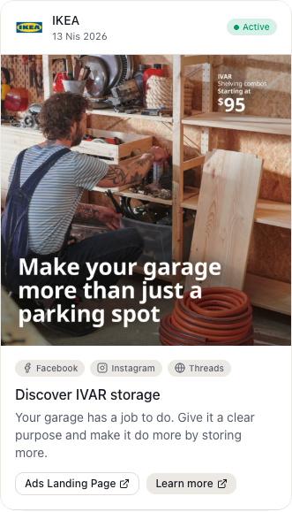 IKEA IVAR storage ad